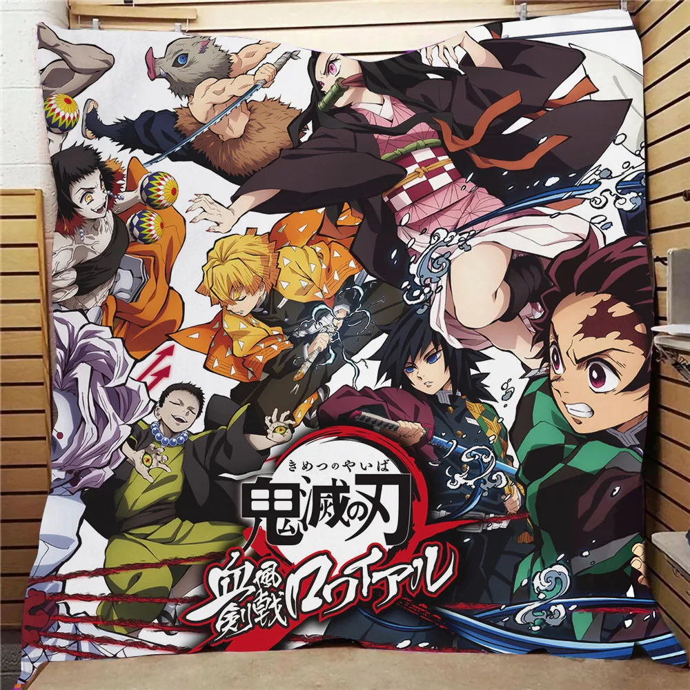 Demon Slayer Anime Printing Fleece Blanket for Kids Boys Girls Devil's Blade Kimetsu No Yaiba Kamado Tanjirou Soft Sherpa Quilts
Demon Slayer Anime Printing Fleece Blanket for Kids Boys Girls Devil's Blade Kimetsu No Yaiba Kamado Tanjirou Soft Sherpa Quilts