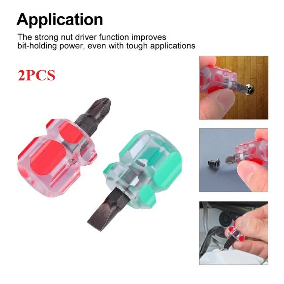 2PCS Mini Phillips/Slotted Screwdriver Set Expansion Screwdriver Hand Hardware Tools
2PCS Mini Phillips/Slotted Screwdriver Set Expansion Screwdriver Hand Hardware Tools