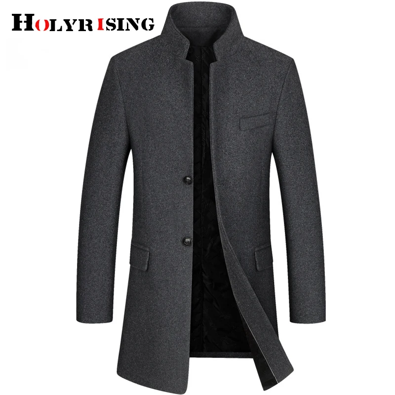 Holyrising men's woolen coat windbreaker jacket 2019 winter high quality wool thicked trench coat men's wool jacket 18961-5
Holyrising men's woolen coat windbreaker jacket 2019 winter high quality wool thicked trench coat men's wool jacket 18961-5