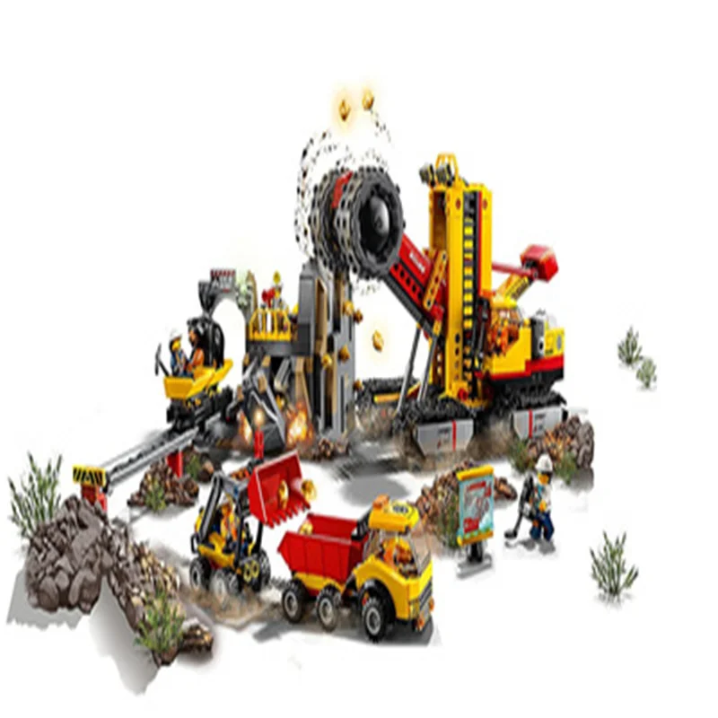 10876 City Series Assembled Building Block Toys Educational Toys 60188 Christmas Gifts