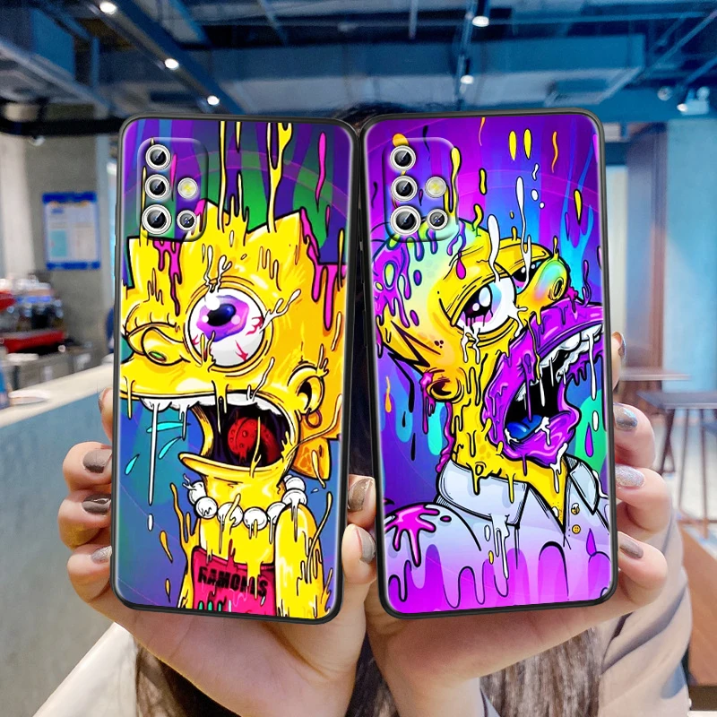 Simpson Family Cute Cartoon For Samsung Galaxy A72 A71 A52 A51 A91 A81 A32 A22 A21 A01 A02 4G 5G Soft Black Phone Case Cover
Simpson Family Cute Cartoon For Samsung Galaxy A72 A71 A52 A51 A91 A81 A32 A22 A21 A01 A02 4G 5G Soft Black Phone Case Cover