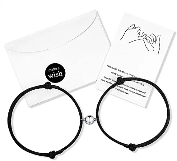 2 Pcs/set Couple Magnet Attract Creative Couple Bracelet Stainless Steel Friendship Men Women Charm Bracelet Jewelry Lover Gift
2 Pcs/set Couple Magnet Attract Creative Couple Bracelet Stainless Steel Friendship Men Women Charm Bracelet Jewelry Lover Gift