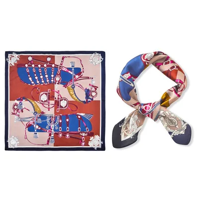 70*70cm New Small Square Scarf Female British Retro Fashion All-match Neckerchief Scarf Decorations Hair Band
70*70cm New Small Square Scarf Female British Retro Fashion All-match Neckerchief Scarf Decorations Hair Band