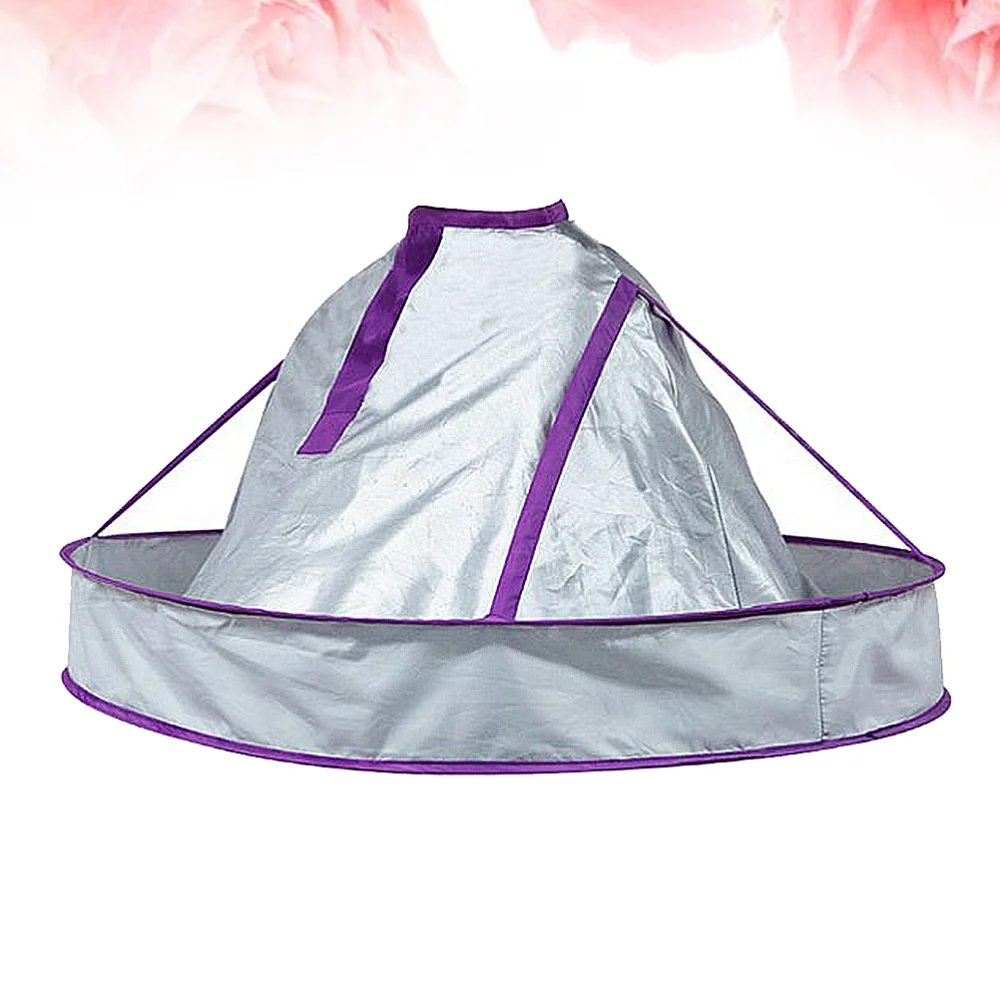 1pc Adult Hair Cutting Cloak Foldable Waterproof Barber for Salon Barber Cape Hair Styling Accessory (Purple) 
1pc Adult Hair Cutting Cloak Foldable Waterproof Barber for Salon Barber Cape Hair Styling Accessory (Purple)