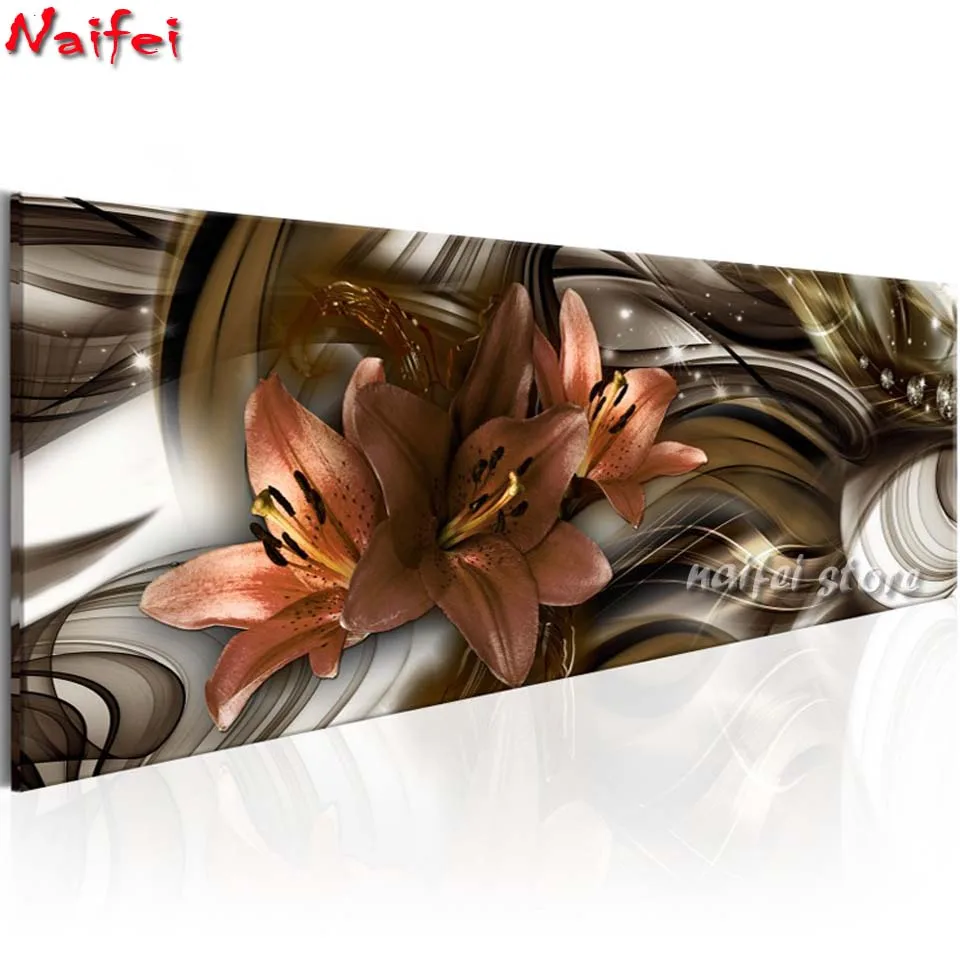Full Square Drill Diamond Painting Illusion Border Abstract Flower Lily Diamond Embroidery Mosaic Handmade Home Decor large
Full Square Drill Diamond Painting Illusion Border Abstract Flower Lily Diamond Embroidery Mosaic Handmade Home Decor large