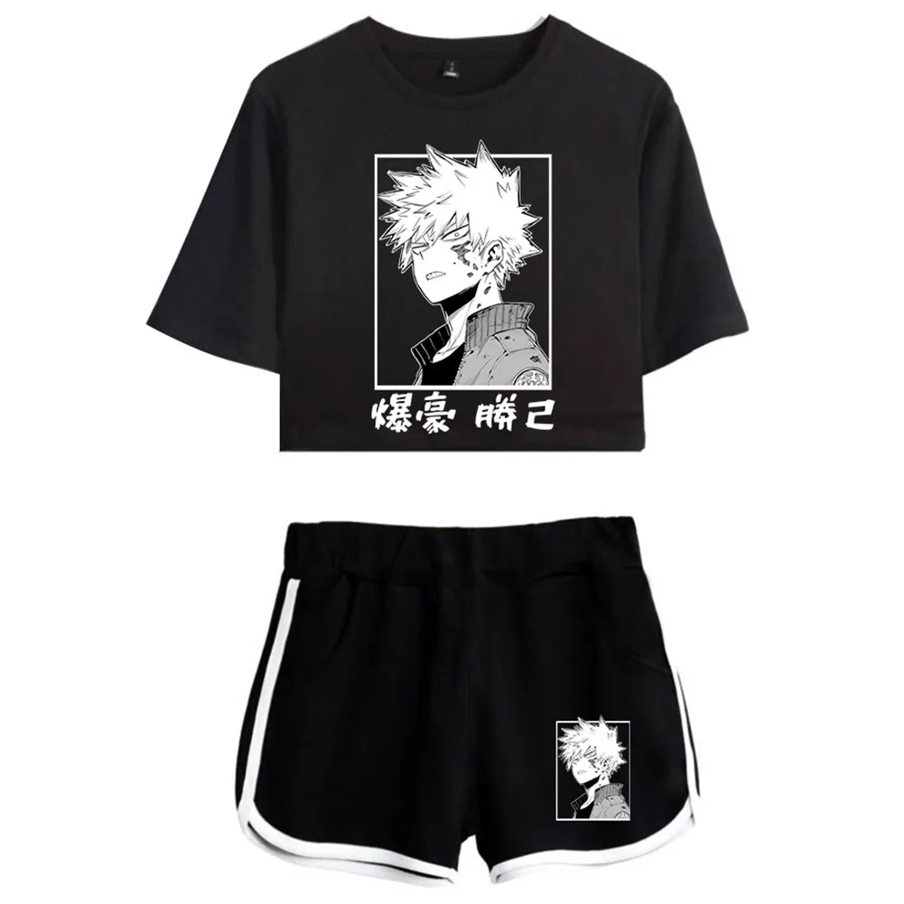 Anime My Hero Academia Bakugou Katsuki Cosplay Costume Tracksuits Two Piece Shirt+Shorts Suit Sport Wear Himiko Toga Suit
Anime My Hero Academia Bakugou Katsuki Cosplay Costume Tracksuits Two Piece Shirt+Shorts Suit Sport Wear Himiko Toga Suit