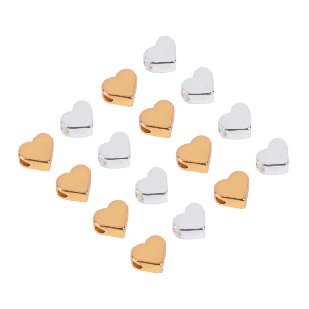 10Pcs/Lot Copper Love Heart Charms Beads For Jewelry Making Large Hole Heart-shaped Bracelet Necklace DIY Loose Spacers Beads
10Pcs/Lot Copper Love Heart Charms Beads For Jewelry Making Large Hole Heart-shaped Bracelet Necklace DIY Loose Spacers Beads