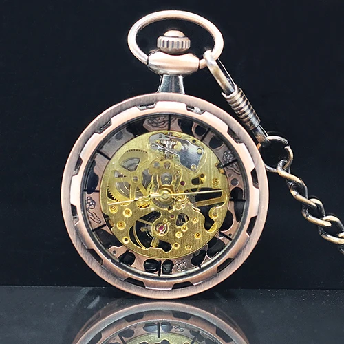 Unisex Vintage Hollow Skeleton Dial Quartz Mini Pendant Pocket Watch Chain
Unisex Vintage Hollow Skeleton Dial Quartz Mini Pendant Pocket Watch Chain