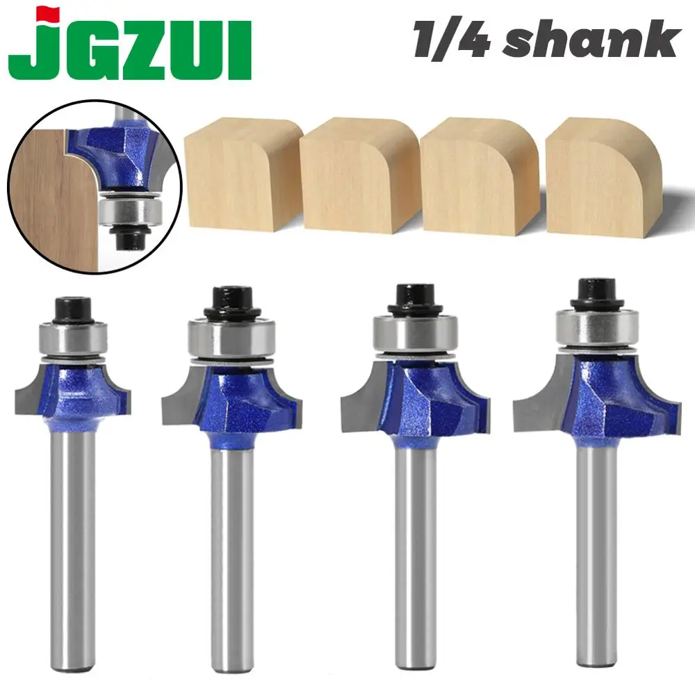 1/4″shank Corner Round Professional level Over Router Bit with Bearing Milling Cutter for Wood Woodworking Tool Tungsten Carbide
1/4″shank Corner Round Professional level Over Router Bit with Bearing Milling Cutter for Wood Woodworking Tool Tungsten Carbide