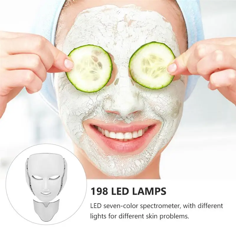 Beauty Photon LED Facial Mask Therapy 7 Colors Led Light Skin Care Rejuvenation Anti Wrinkle Acne Mask Face Neck Beauty Spa
Beauty Photon LED Facial Mask Therapy 7 Colors Led Light Skin Care Rejuvenation Anti Wrinkle Acne Mask Face Neck Beauty Spa