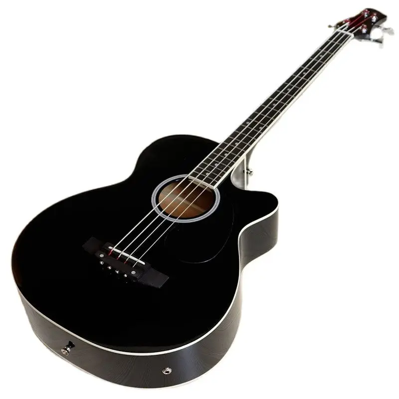 4 string black acoustic electric bass guitar 43 inch high gloss acustica bass guitarra with free bass bag
4 string black acoustic electric bass guitar 43 inch high gloss acustica bass guitarra with free bass bag