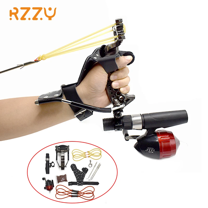 Powerful Outdoor Fishing Slingshot Set Upgrade Professional Shooting Catapult with Rubber Band Fishing Hunting Accessories
Powerful Outdoor Fishing Slingshot Set Upgrade Professional Shooting Catapult with Rubber Band Fishing Hunting Accessories