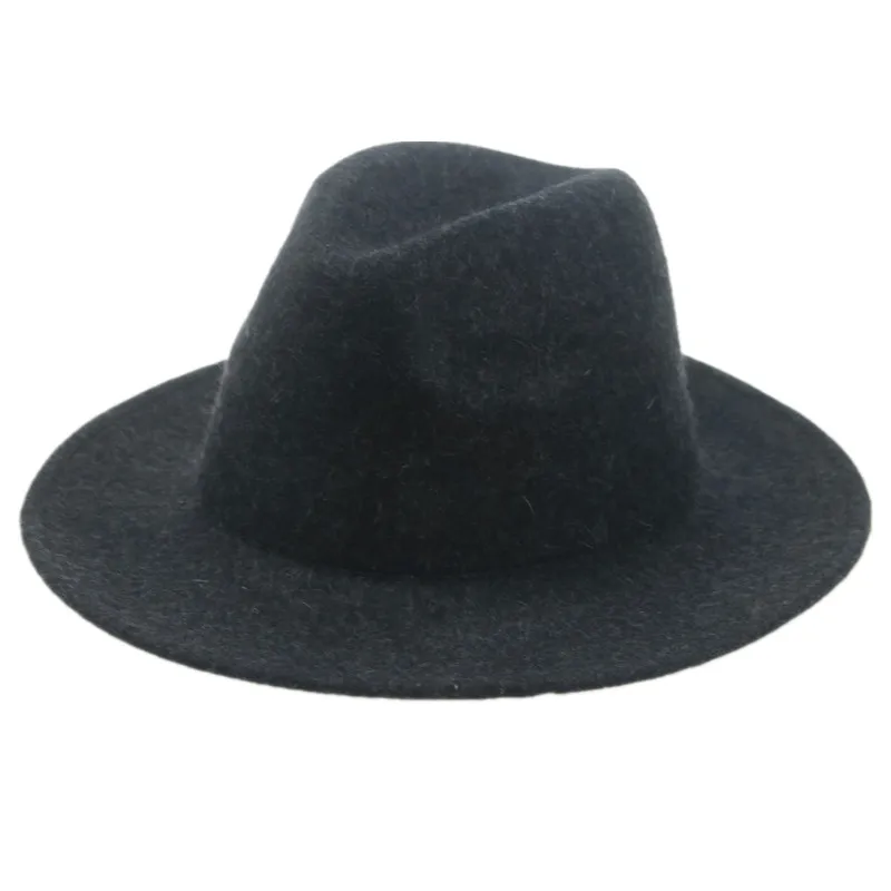 women winter hats wide brim solid grey black fedora hats panama 100% wool soft luxury outdoor classic formal hat sombrero mujer
women winter hats wide brim solid grey black fedora hats panama 100% wool soft luxury outdoor classic formal hat sombrero mujer