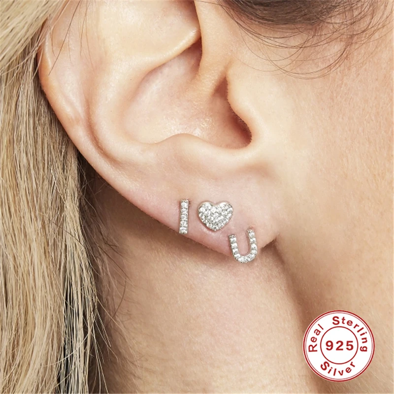 1PC S925 Sterling Silver Earrings Heart Shaped Zircon Stud Earrings Cartilage Piercing Helix Jewelry For Women Gifts W3
1PC S925 Sterling Silver Earrings Heart Shaped Zircon Stud Earrings Cartilage Piercing Helix Jewelry For Women Gifts W3