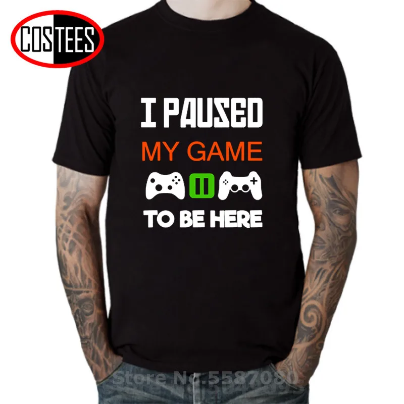 Для геймерских футболок, мужские футболки с надписью «I Paused My Game To Be Here», топы, интересная игровая компьютерная футболка, высокое качество, фу...
Для геймерских футболок, мужские футболки с надписью «I Paused My Game To Be Here», топы, интересная игровая компьютерная футболка, высокое качество, фу...