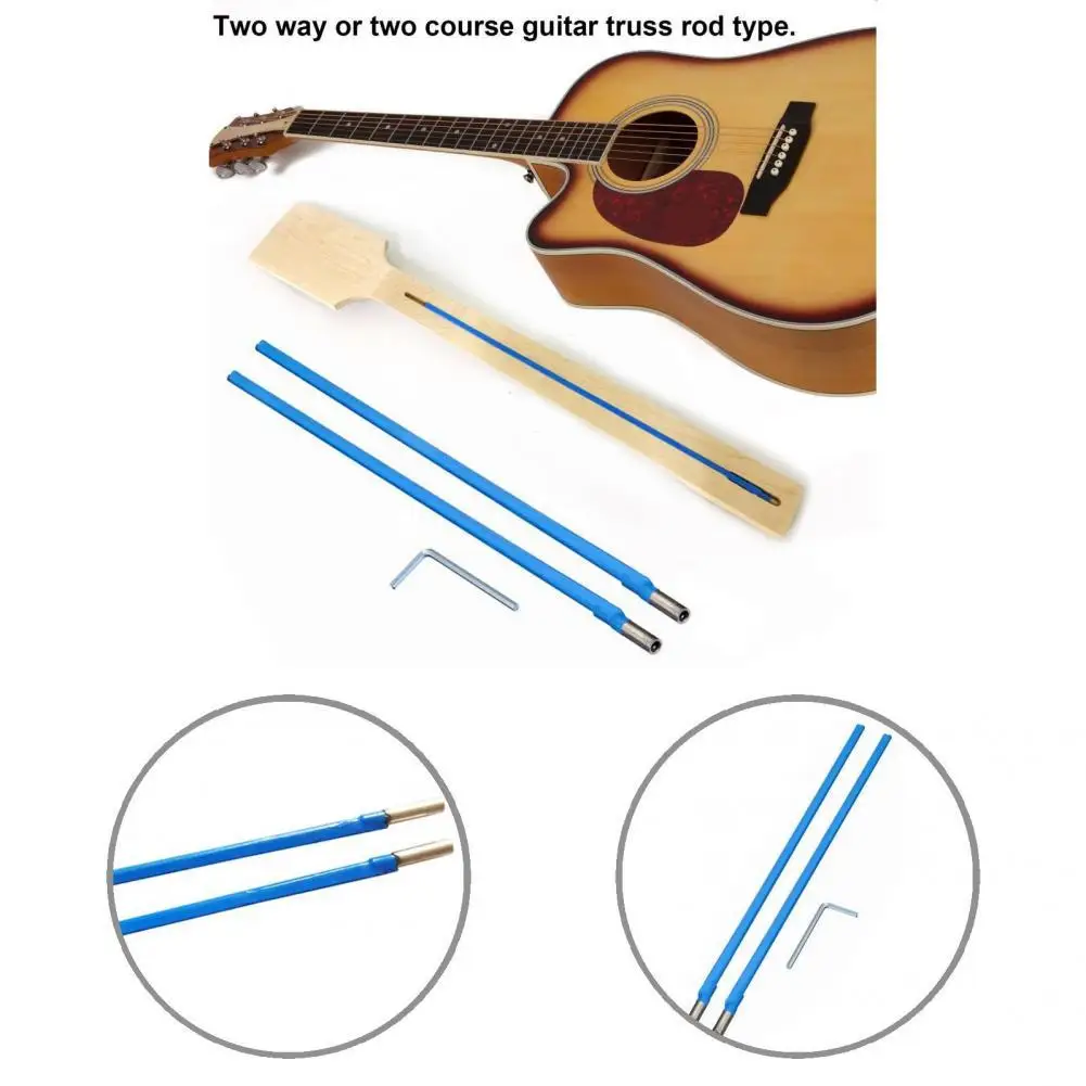Wear Resistant Lightweight 420mm Two Course Guitar Adjustment Truss Rod for Mendery
Wear Resistant Lightweight 420mm Two Course Guitar Adjustment Truss Rod for Mendery