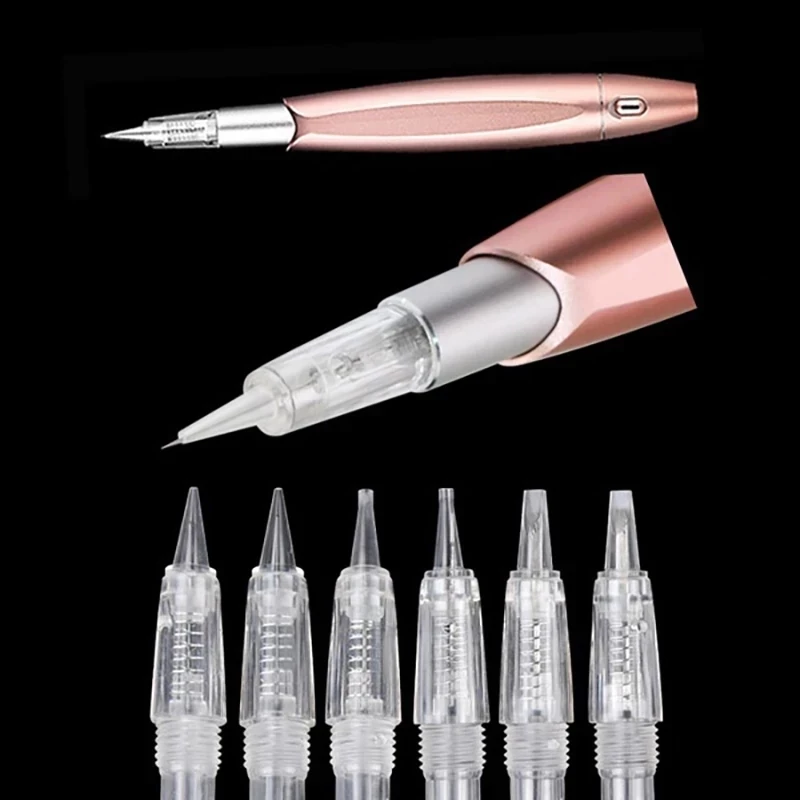 

Microblading Tattoo Cartridge Disposable Screw Princesse Digital Nano Needle For Premium Permanent Makeup Charmant Machine Pen