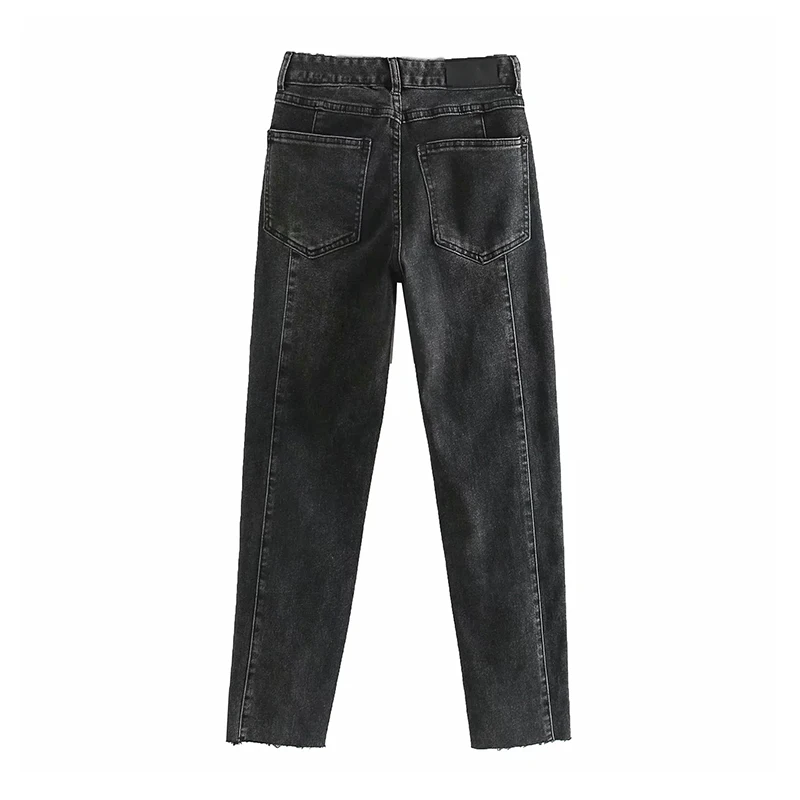 Fashion Zipper Fly Stretchy Denim Trousers Female Casual Pockets Mom Jeans Women Streetwear High Waist Jeans Long Pants
Fashion Zipper Fly Stretchy Denim Trousers Female Casual Pockets Mom Jeans Women Streetwear High Waist Jeans Long Pants