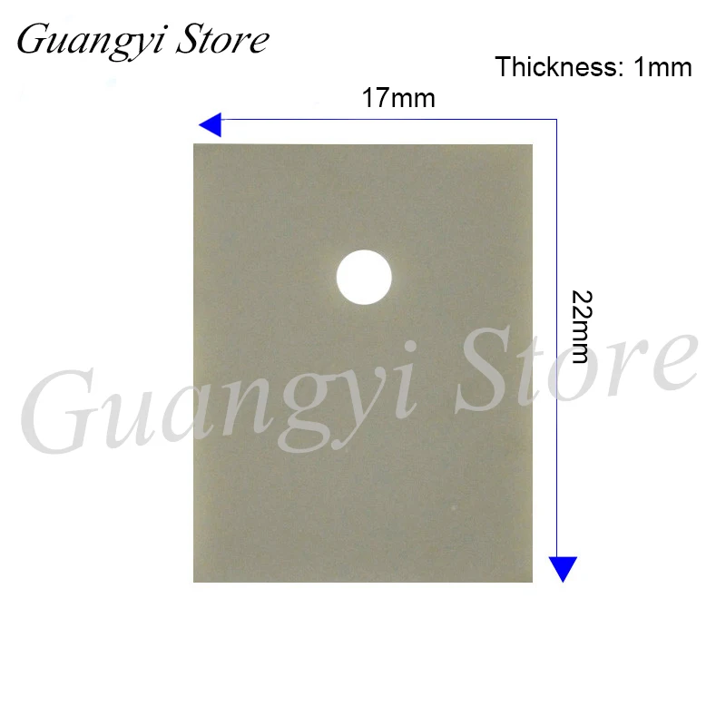 10pcs Aluminium Nitride Ceramic Substrate Thermal Conductive Insulating Ceramic TO-220/247/264/3P/3 Aluminium Nitride
10pcs Aluminium Nitride Ceramic Substrate Thermal Conductive Insulating Ceramic TO-220/247/264/3P/3 Aluminium Nitride