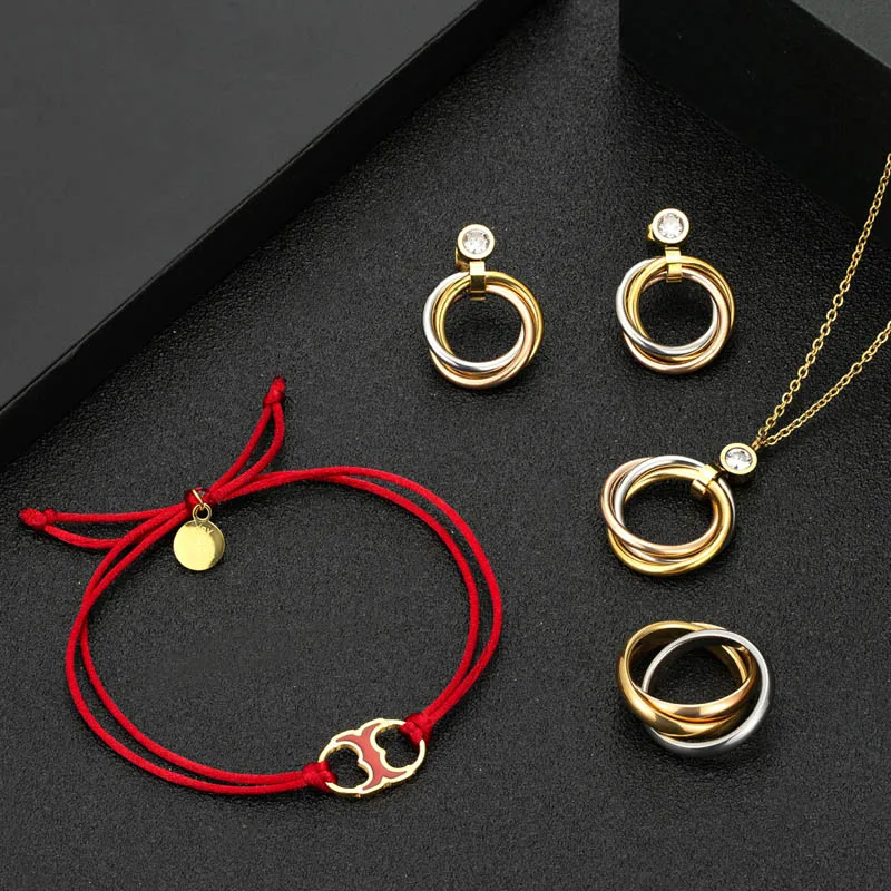 Zlxgirl jewelry mixed plated color stainless steel pendant with earring bracelet ring jewelry sets fashion women couple bijoux
Zlxgirl jewelry mixed plated color stainless steel pendant with earring bracelet ring jewelry sets fashion women couple bijoux