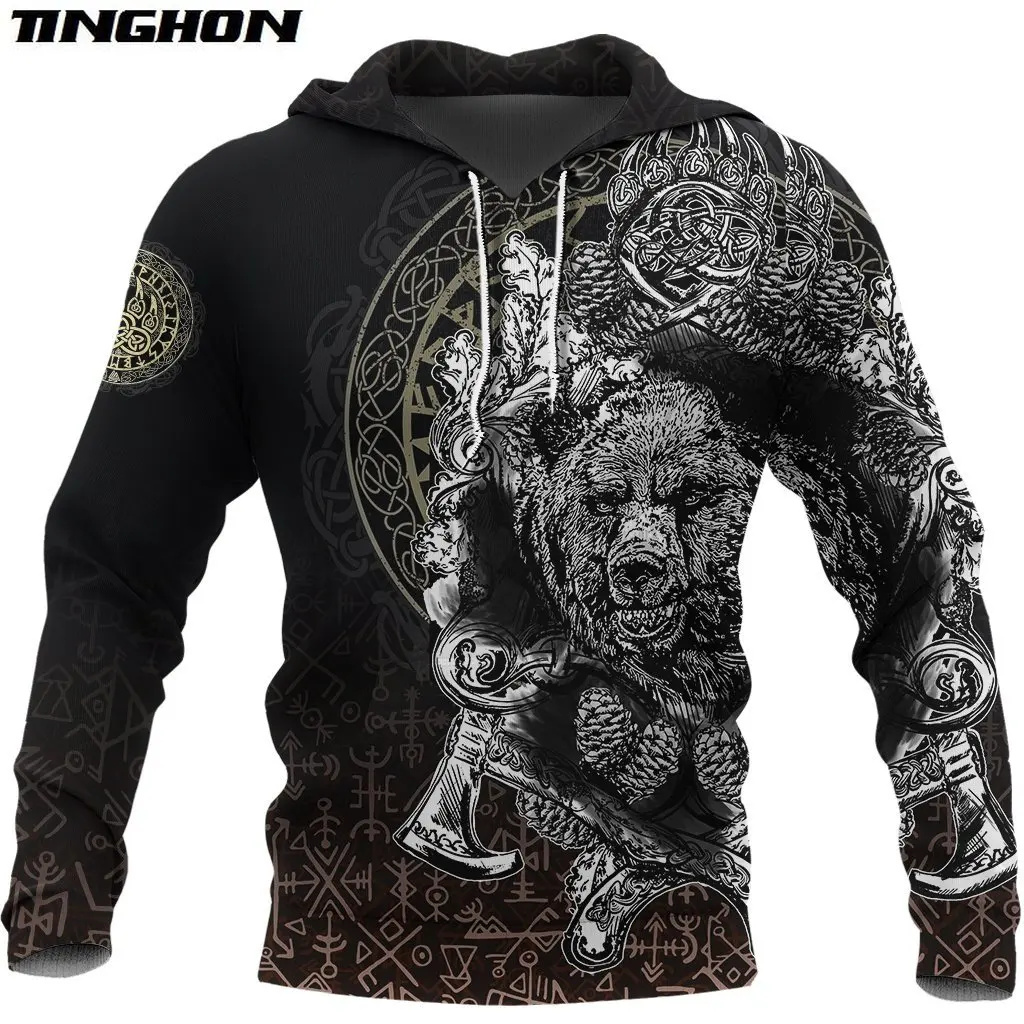 Viking Style Hoodie Bear Claws And Viking Hammer 3D Printed Mens hoodies Unisex Sweatshirt Autumn Casual Streetwear XY104
Viking Style Hoodie Bear Claws And Viking Hammer 3D Printed Mens hoodies Unisex Sweatshirt Autumn Casual Streetwear XY104