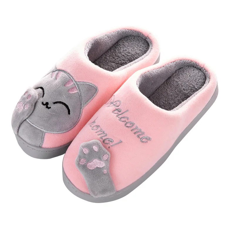 Women Winter Home Slippers Cartoon Cat Shoes Non-Slip Soft Winter Warm House Slippers Indoor Bedroom Lovers Couples Floor Shoes
Women Winter Home Slippers Cartoon Cat Shoes Non-Slip Soft Winter Warm House Slippers Indoor Bedroom Lovers Couples Floor Shoes
