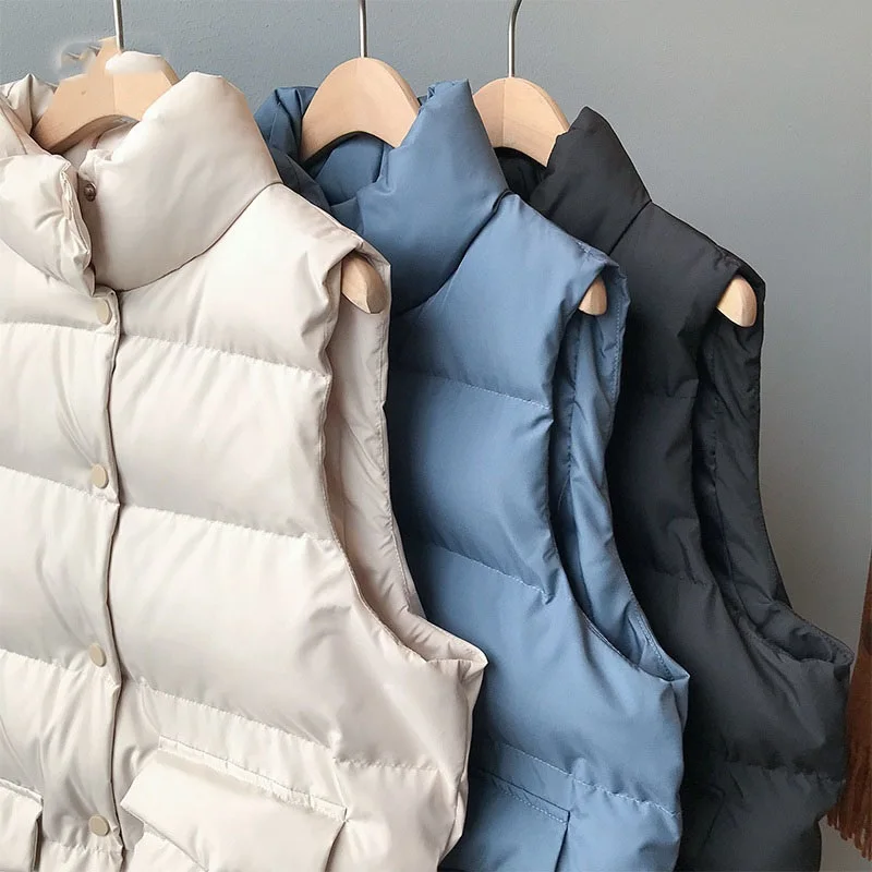 Autumn Winter Cotton Vest Women Ladies Casual Waistcoat Female Sleeveless Long Vest Jacket Slim Fit Warm Puffer Coat
Autumn Winter Cotton Vest Women Ladies Casual Waistcoat Female Sleeveless Long Vest Jacket Slim Fit Warm Puffer Coat