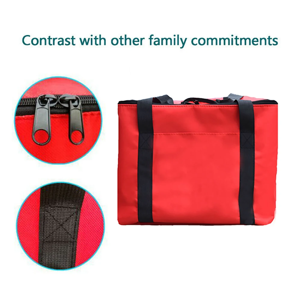Container Durable Pizza Delivery Bag Fresh Strength Insulated Takeaway Food Storage Holder Oxford Cloth Portable Waterproof
Container Durable Pizza Delivery Bag Fresh Strength Insulated Takeaway Food Storage Holder Oxford Cloth Portable Waterproof