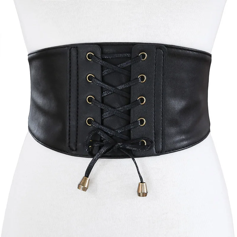 Decopunk Leather Belt White Brown Black Wide Waistband Corset Vintage Retro Cummerbund Stretch Elastic Waist Belt
Decopunk Leather Belt White Brown Black Wide Waistband Corset Vintage Retro Cummerbund Stretch Elastic Waist Belt