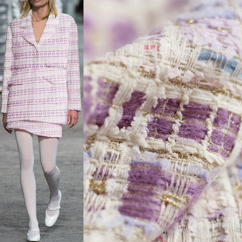 Красная малиновая французская твидовая фиолетовая белая линия, клетчатая ткань, материал для одежды, осеннее пальто для женщин, юбка, ткань ...
Красная малиновая французская твидовая фиолетовая белая линия, клетчатая ткань, материал для одежды, осеннее пальто для женщин, юбка, ткань ...