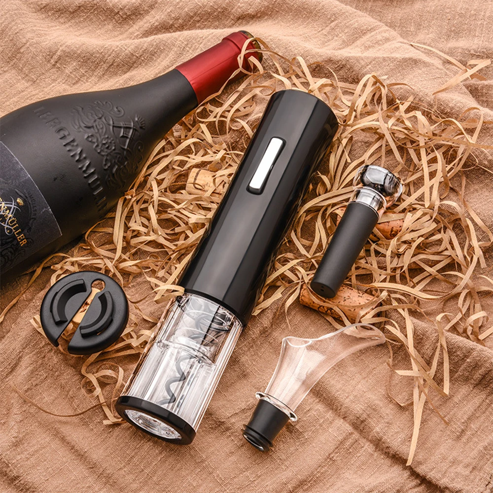 Automatic Gadgets For Red Wine Corkscrew Opener Electric Accessories Bottle Screwdriver Foil Cutter Openers Jar Home Kitchen
Automatic Gadgets For Red Wine Corkscrew Opener Electric Accessories Bottle Screwdriver Foil Cutter Openers Jar Home Kitchen