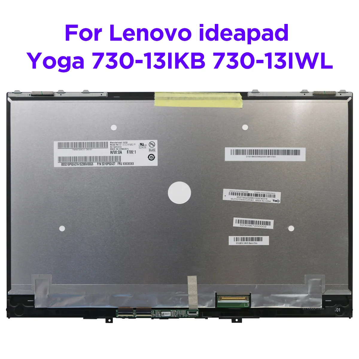 Оригинальный сенсорный ЖК-экран Lenovo ideapad Yoga 730-13IKB 730-13IWL 81CT 81JR, дигитайзер в сборе, ЖК-дисплей 13,3 дюйма для замены
Оригинальный сенсорный ЖК-экран Lenovo ideapad Yoga 730-13IKB 730-13IWL 81CT 81JR, дигитайзер в сборе, ЖК-дисплей 13,3 дюйма для замены