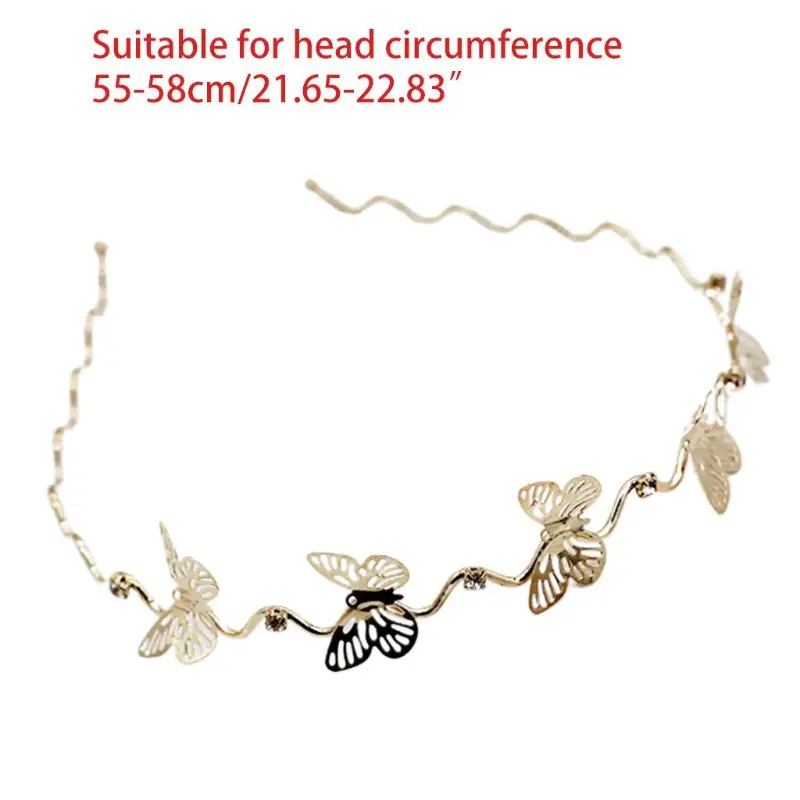 Women Double Layer Metal Alloy Headband Elegant Hollow Butterfly Floral Hair Hoop Jewelry Rhinestone Beaded Wedding Prom Headdre
Women Double Layer Metal Alloy Headband Elegant Hollow Butterfly Floral Hair Hoop Jewelry Rhinestone Beaded Wedding Prom Headdre