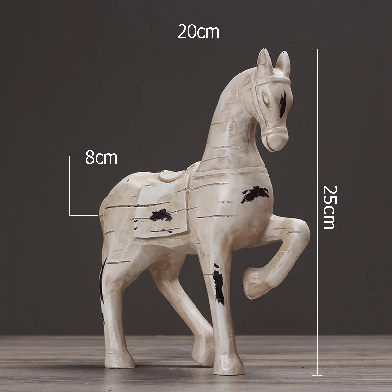 White Horse Retro Ornaments Resin Figurines Steed Sculpture Living Room Decoration Animal Statue Crafts Vintage Home Decor
White Horse Retro Ornaments Resin Figurines Steed Sculpture Living Room Decoration Animal Statue Crafts Vintage Home Decor