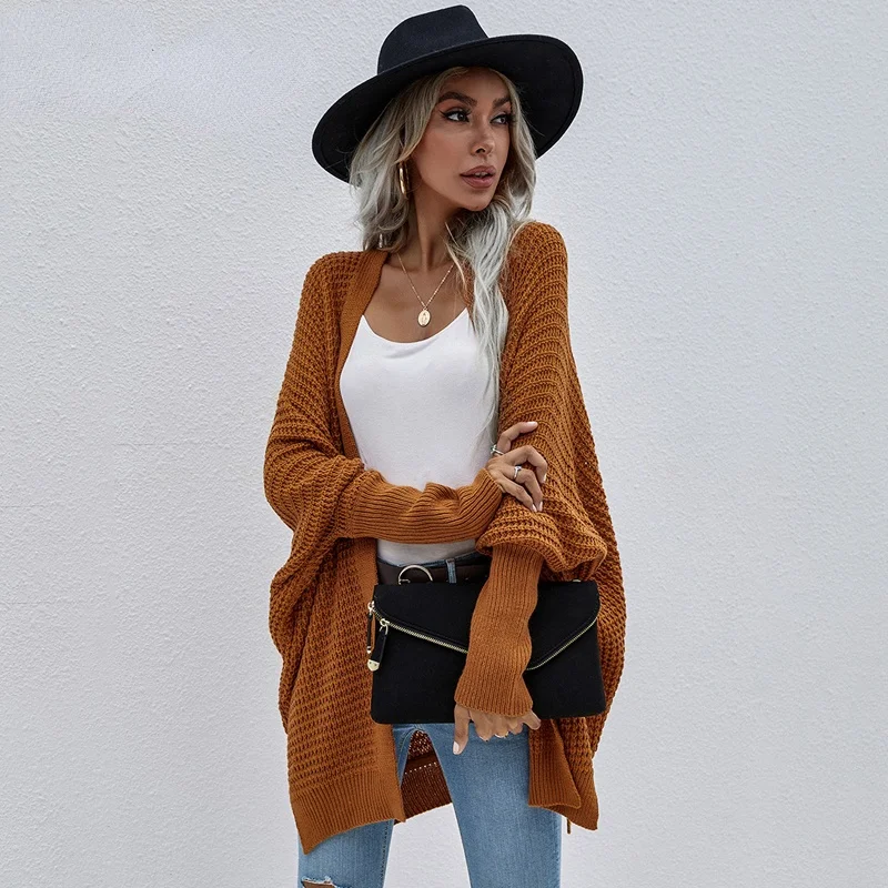 Women Sweater Cardigan 2021 Winter Batwing Sleeve Oversized Loose Coat Knitwear Fashion Knitted Jackets New Clothing
Women Sweater Cardigan 2021 Winter Batwing Sleeve Oversized Loose Coat Knitwear Fashion Knitted Jackets New Clothing