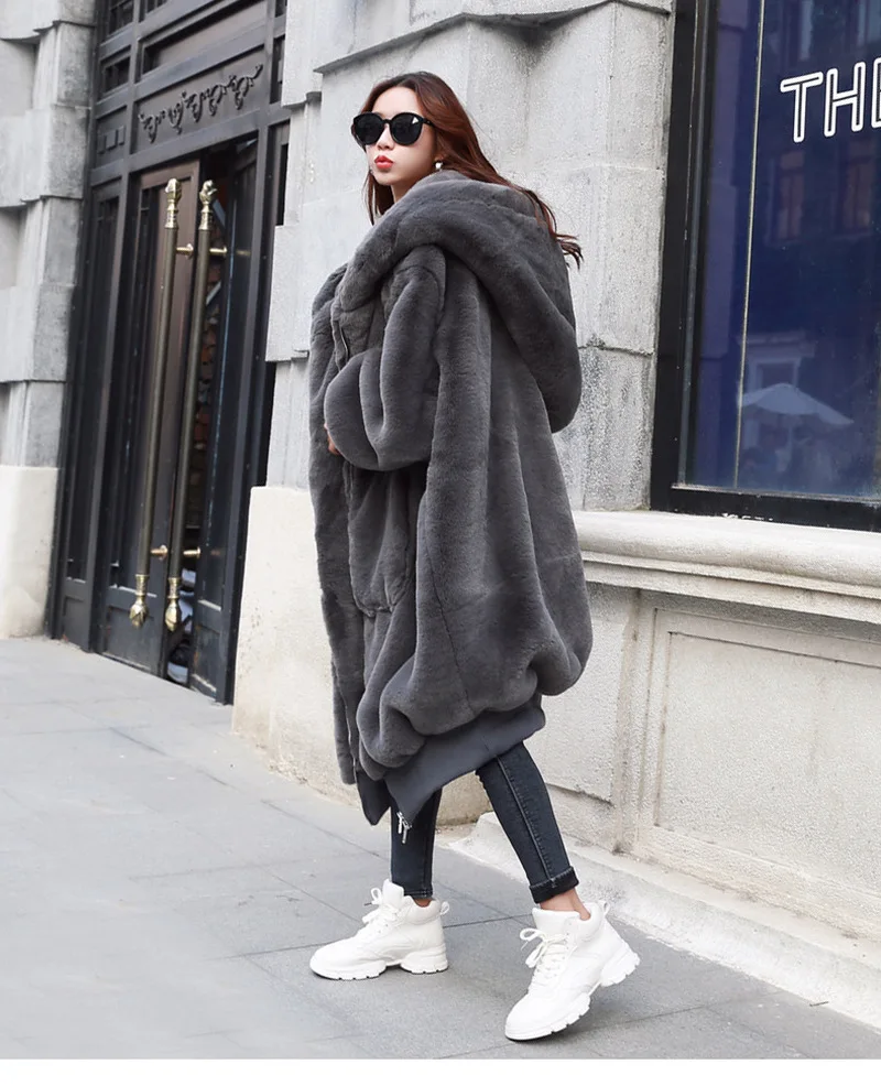 Winter New Oversized Women Casual Coat Hooded Loose Fit Thick Warm Parka Overcoat Faux Rabbit Fur Coat Outwear XS-XL
Winter New Oversized Women Casual Coat Hooded Loose Fit Thick Warm Parka Overcoat Faux Rabbit Fur Coat Outwear XS-XL