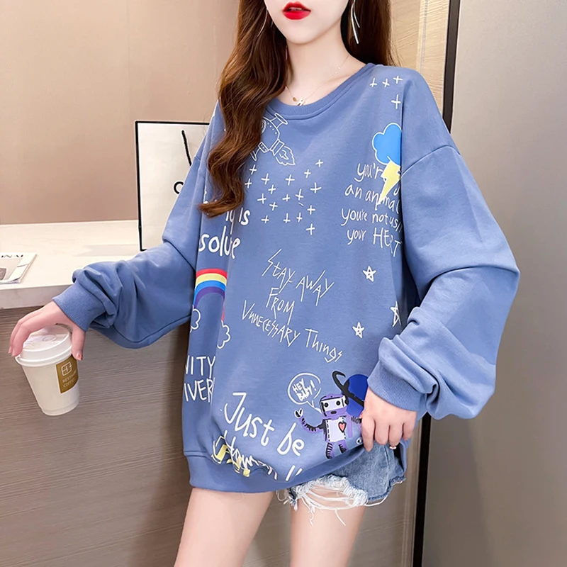 Loose Sweatshirts Friends Casual Long Sleeve Top Korean Style Print Pullovers 2021 Autumn Fashion Harajuku Hoodie
Loose Sweatshirts Friends Casual Long Sleeve Top Korean Style Print Pullovers 2021 Autumn Fashion Harajuku Hoodie
