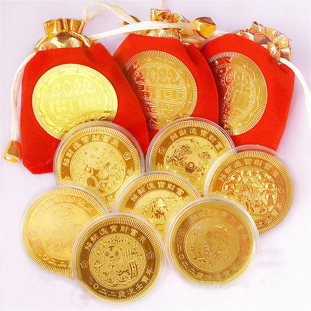 5 Set 2022 China New Year Tiger Zodiac Commemorative Coins Collectibles Souvenir Gift Handmade Souvenir Art Decoration Gift
5 Set 2022 China New Year Tiger Zodiac Commemorative Coins Collectibles Souvenir Gift Handmade Souvenir Art Decoration Gift