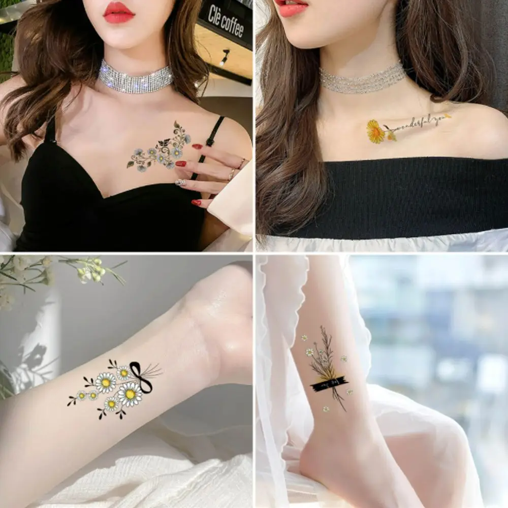 10Pcs/set Fashion Durable Cute Breathable Tattoo Stickers Waterproof Sticker Daisy Hand Body Decoration
10Pcs/set Fashion Durable Cute Breathable Tattoo Stickers Waterproof Sticker Daisy Hand Body Decoration
