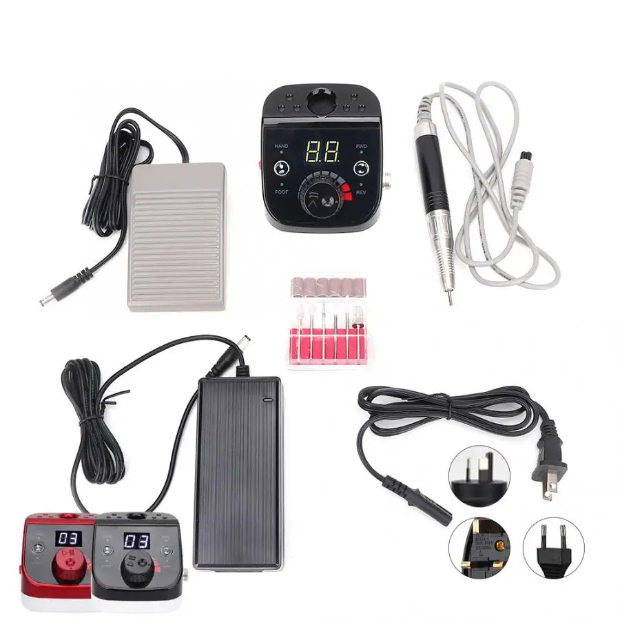 35000RPM Nail Grinding Polishing Machine Electric Nail Drill Tool Manicure Tools 100-240V Nail Manicure Machine
35000RPM Nail Grinding Polishing Machine Electric Nail Drill Tool Manicure Tools 100-240V Nail Manicure Machine