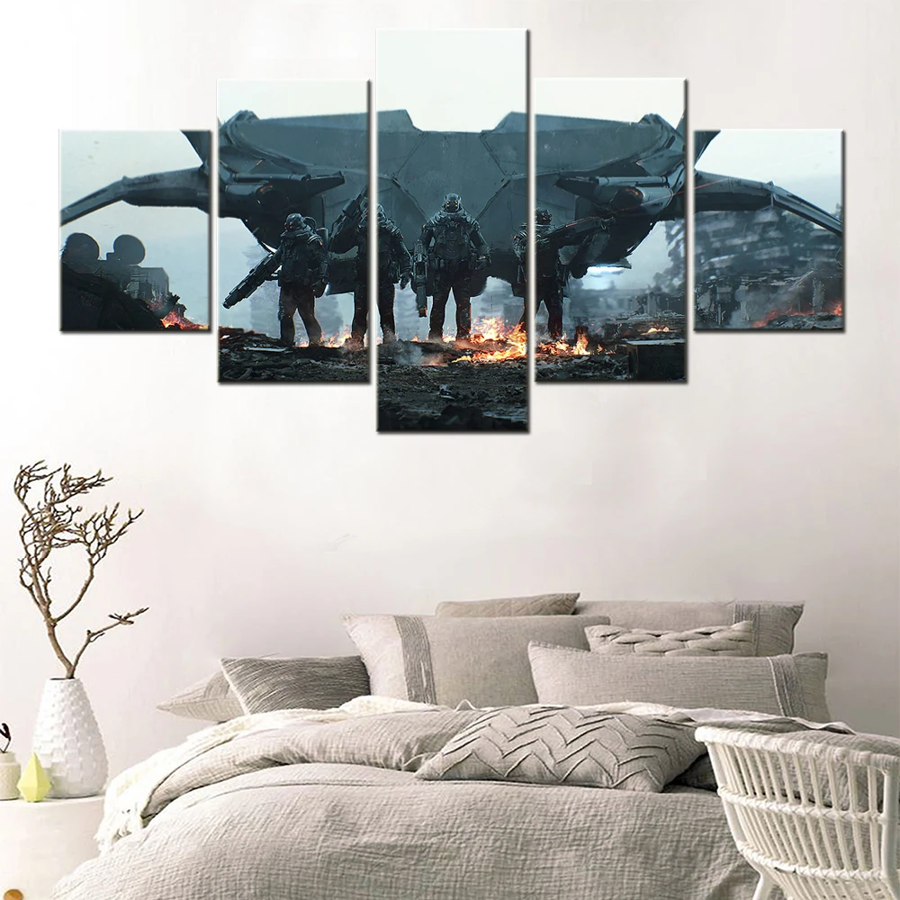 5 Piece Canvas Painting Soldier Combination Fighter Art Posters Modern Home Wall Pictures Modular Canvas Decoration Salon
5 Piece Canvas Painting Soldier Combination Fighter Art Posters Modern Home Wall Pictures Modular Canvas Decoration Salon