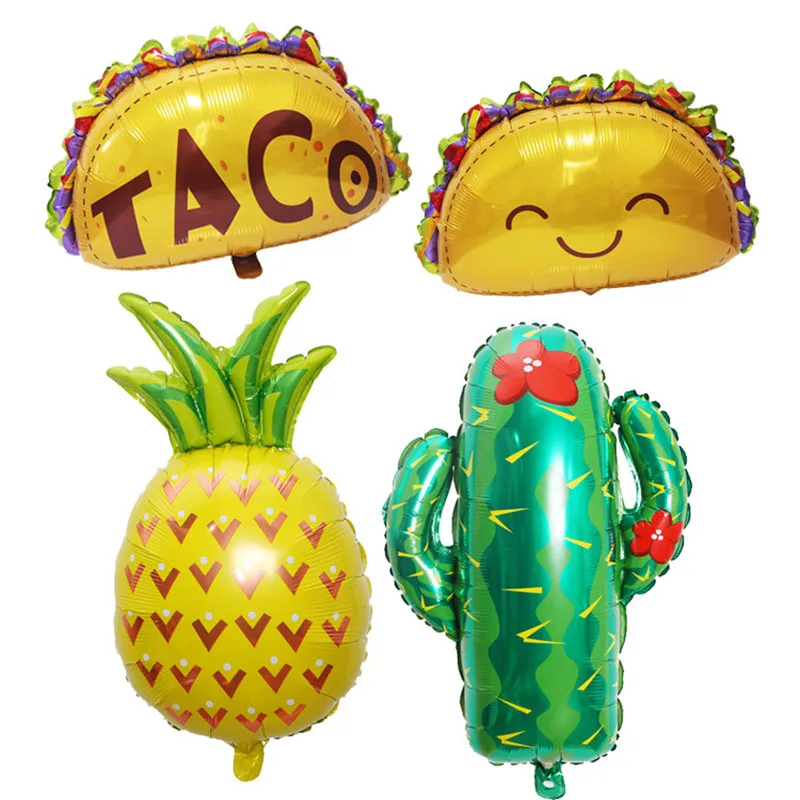 Mexican Food Festival Party Decoration Fruit Balloon Tropical Cactus Pineapple Watermelon Mexican Cake Aluminum Foil Balloon
Mexican Food Festival Party Decoration Fruit Balloon Tropical Cactus Pineapple Watermelon Mexican Cake Aluminum Foil Balloon
