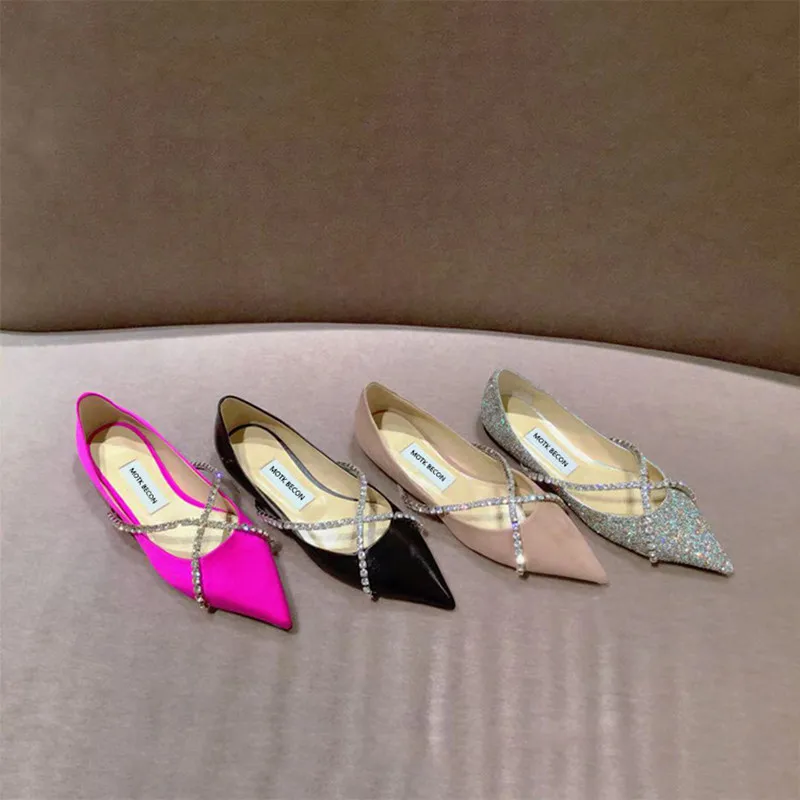 2022 spring and autumn new European and American women's flat shoes, metal decoration, pointed toe shoes
2022 spring and autumn new European and American women's flat shoes, metal decoration, pointed toe shoes