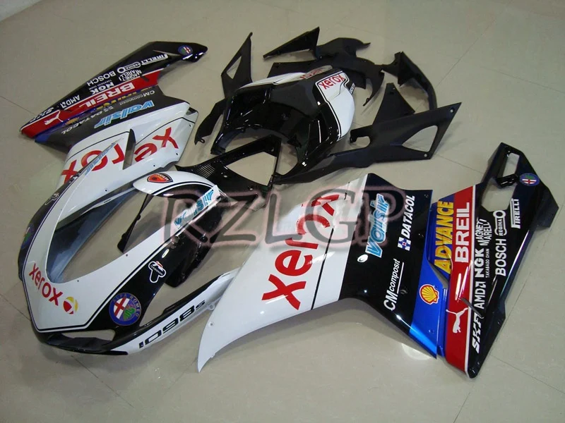 Injection Mold ABS Motorcycle Fairings Kit Fit for DUCATI 848 evo 1098 1198 1098 RS 2007 -- 2011 White Blue J845 Bodywork Set
Injection Mold ABS Motorcycle Fairings Kit Fit for DUCATI 848 evo 1098 1198 1098 RS 2007 -- 2011 White Blue J845 Bodywork Set