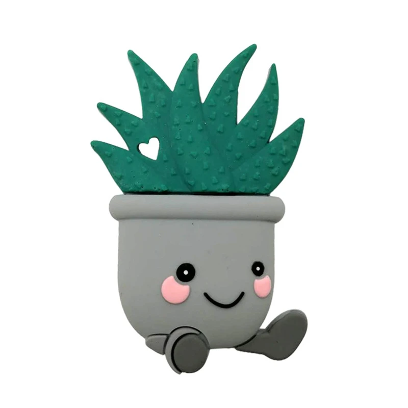 Cartoon Cactus Silicone Teether BPA Free Food Grade Baby Soother Molar Beads Newborn Infants Toddler Teething Nursing Toys
Cartoon Cactus Silicone Teether BPA Free Food Grade Baby Soother Molar Beads Newborn Infants Toddler Teething Nursing Toys