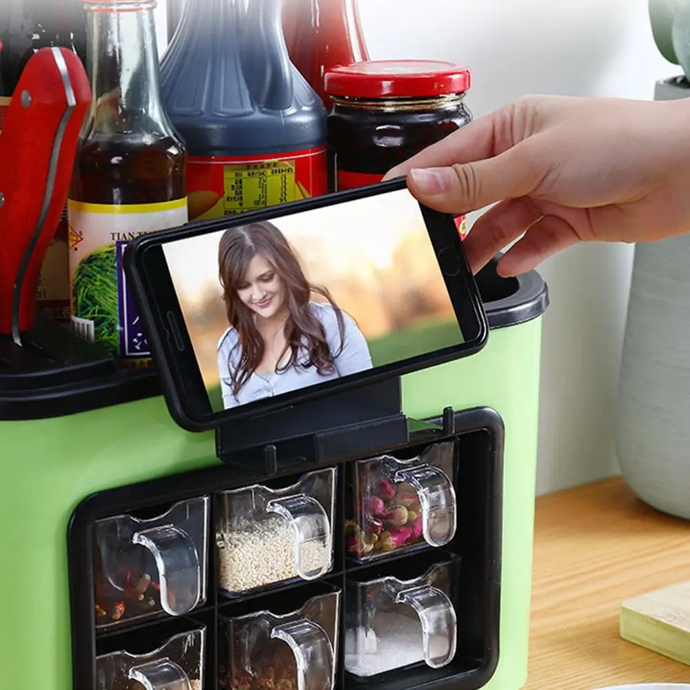 Multi-Function Kitchen Rack Storage Rack Seasoning Holder Bottle Seasoning Combination Knife Box Jar Organizer Set P8X9
Multi-Function Kitchen Rack Storage Rack Seasoning Holder Bottle Seasoning Combination Knife Box Jar Organizer Set P8X9