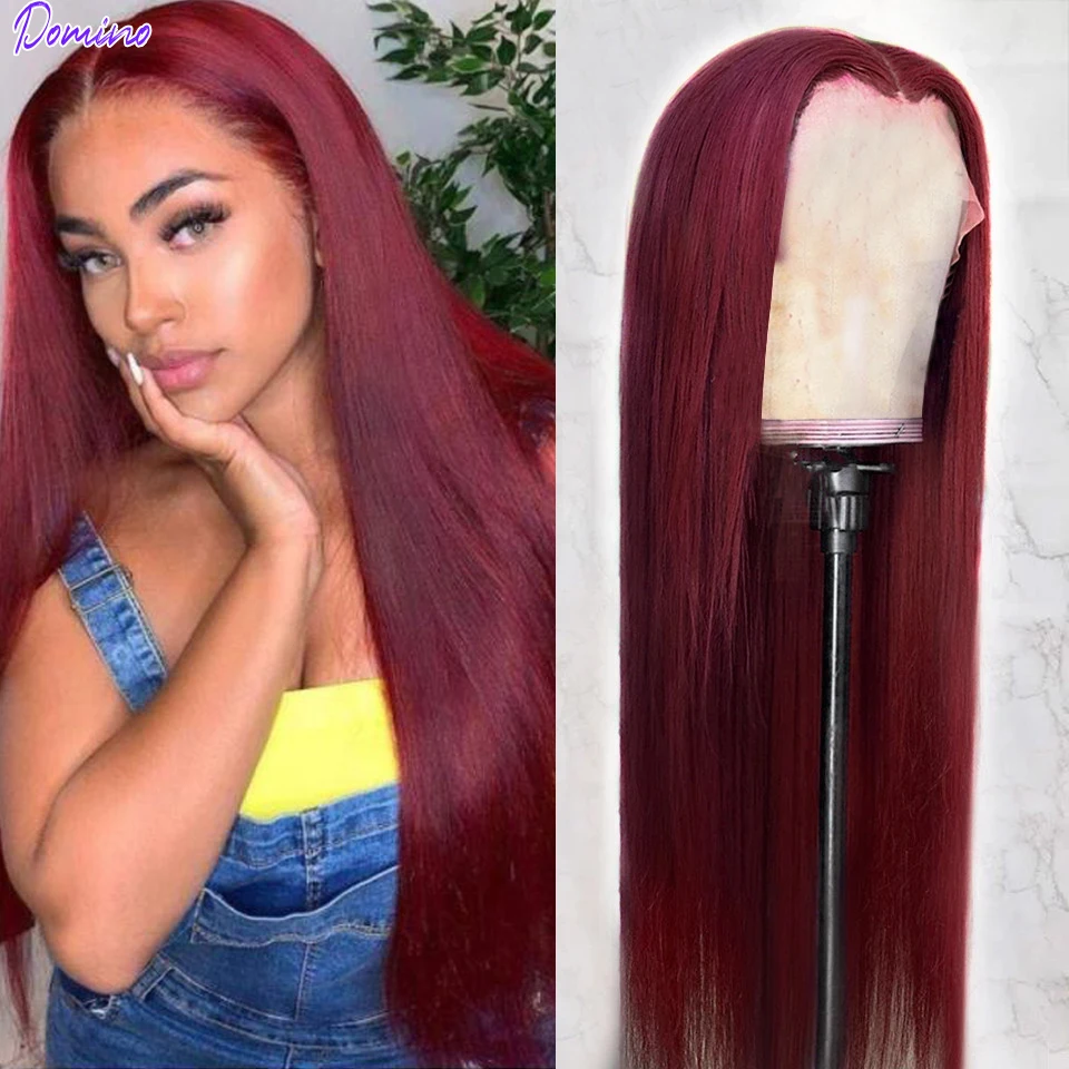 Indian Straight 30 Inch Closure Wigs Lace Front Frontal Wig 99J Red Burgundy Lace Front Human Hair Wigs Transparent
Indian Straight 30 Inch Closure Wigs Lace Front Frontal Wig 99J Red Burgundy Lace Front Human Hair Wigs Transparent