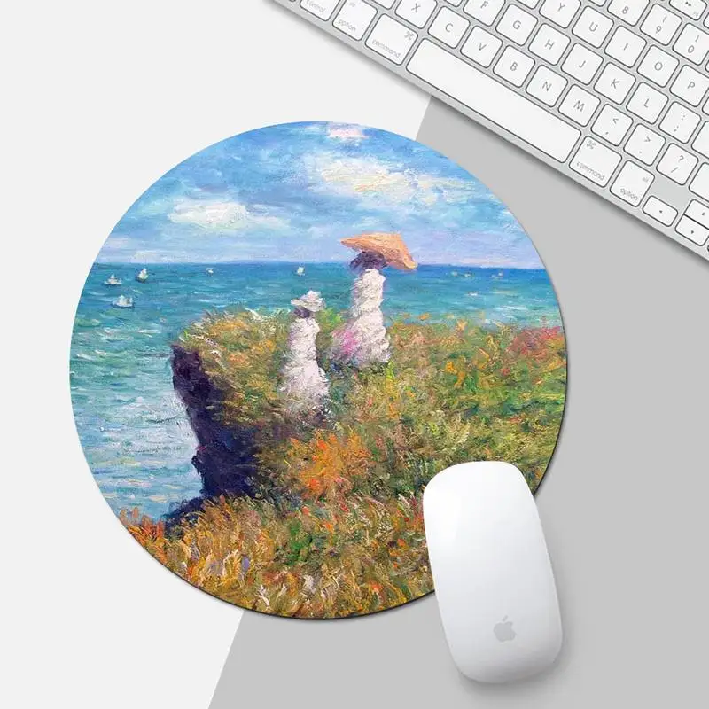 Van Gogh flower DIY Design Pattern mousepad Desk Table Protect Game Office Work Round Mouse Mat pad XL Non-slip Laptop Cushion
Van Gogh flower DIY Design Pattern mousepad Desk Table Protect Game Office Work Round Mouse Mat pad XL Non-slip Laptop Cushion
