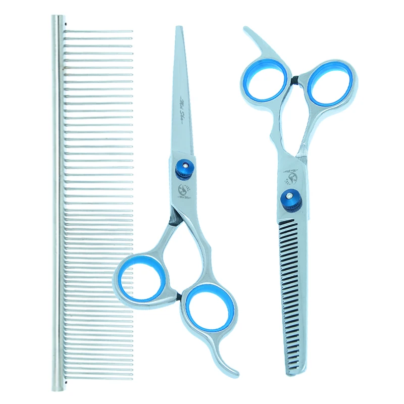 Meisha 7 inch Dog Grooming Scissors Set Professional Cat Curved Cutting Shears Thinning Tijeras for Animal Pet Suppliers B0005A
Meisha 7 inch Dog Grooming Scissors Set Professional Cat Curved Cutting Shears Thinning Tijeras for Animal Pet Suppliers B0005A