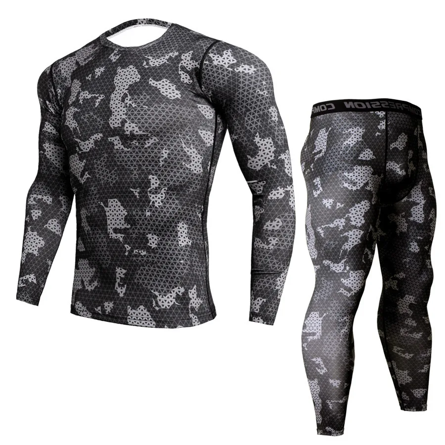 Camouflage suit Men's Thermal Underwear Quick-drying Sportswear Long johns Winter Thermal Underwear Rashgard Male Sport suit
Camouflage suit Men's Thermal Underwear Quick-drying Sportswear Long johns Winter Thermal Underwear Rashgard Male Sport suit